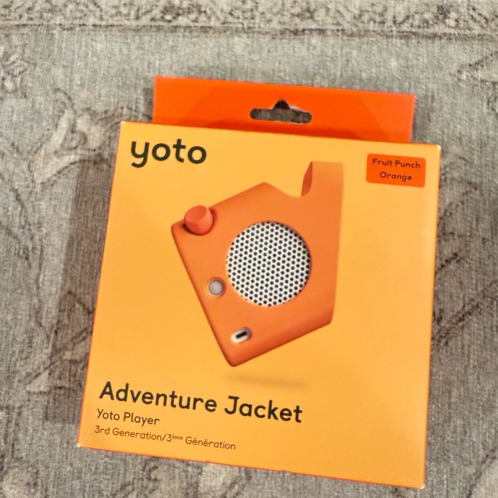 Yoto Adventure Jacket for Yoto Player - Orange